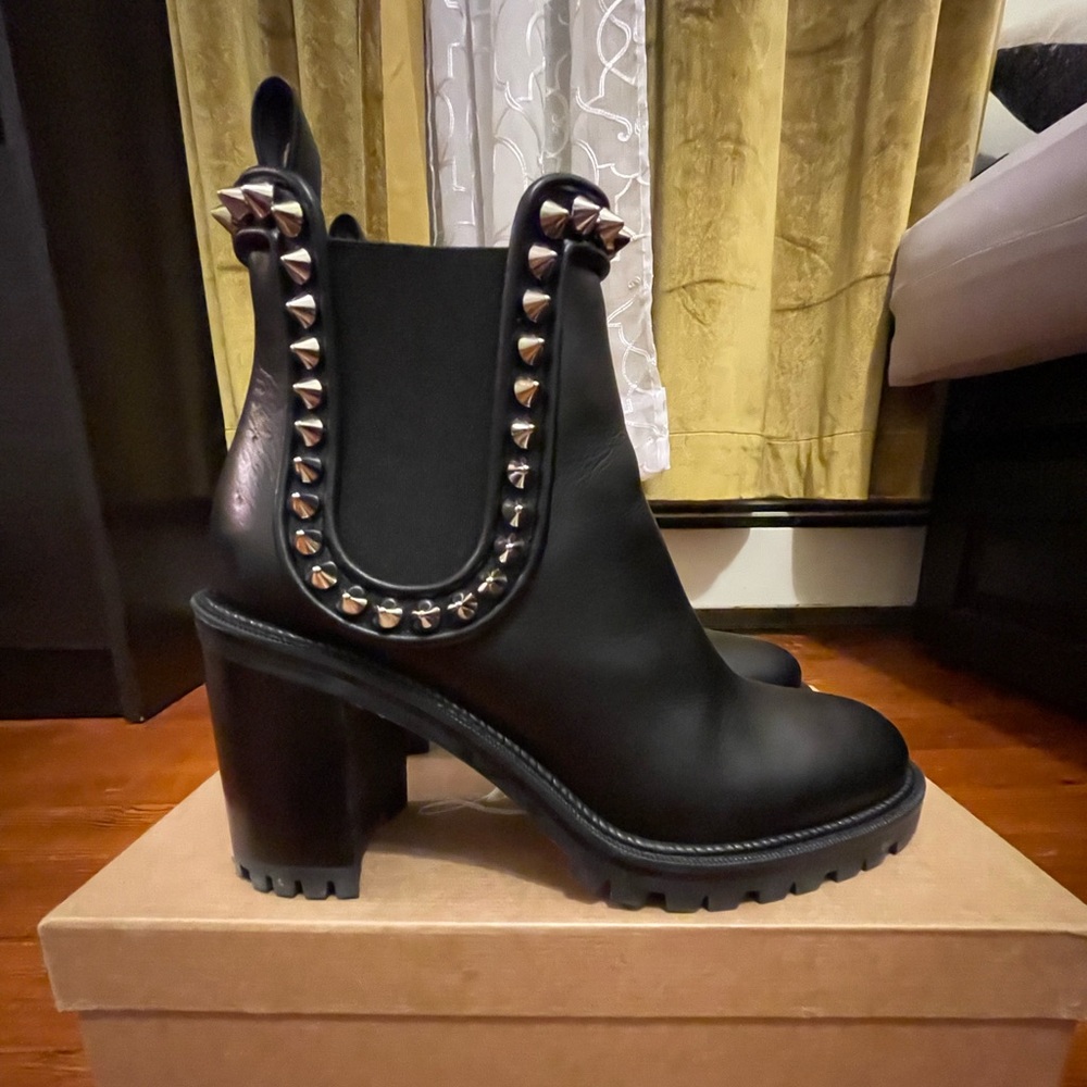 Christian Louboutin Capahutta 70 Black Boot